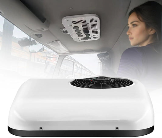 Climatiseur de Toit pour Camping-Car, 12 V/24 V, Camping-Cars et camions. Consommation d'énergie Ultra-Faible. avec télécommande 12 V, pour caravanes