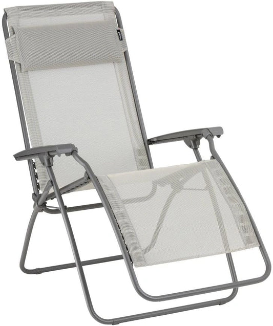 Lafuma MOBILIER - Fauteuil Relax Zéro Gravité R Clip - Chaise Longue Pliante Terrasse et Jardin - Toile Batyline Résistante - Transat, Tout Confort