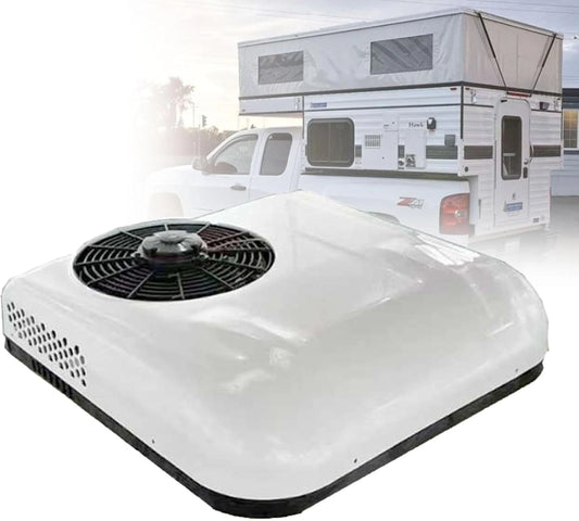 Climatiseur éLectrique De Toit Pour VéHicules De Loisirs (12 v/24 v): Design Ultra-Plat Et ContrôLe Intelligent De La TempéRature Pour, Camions