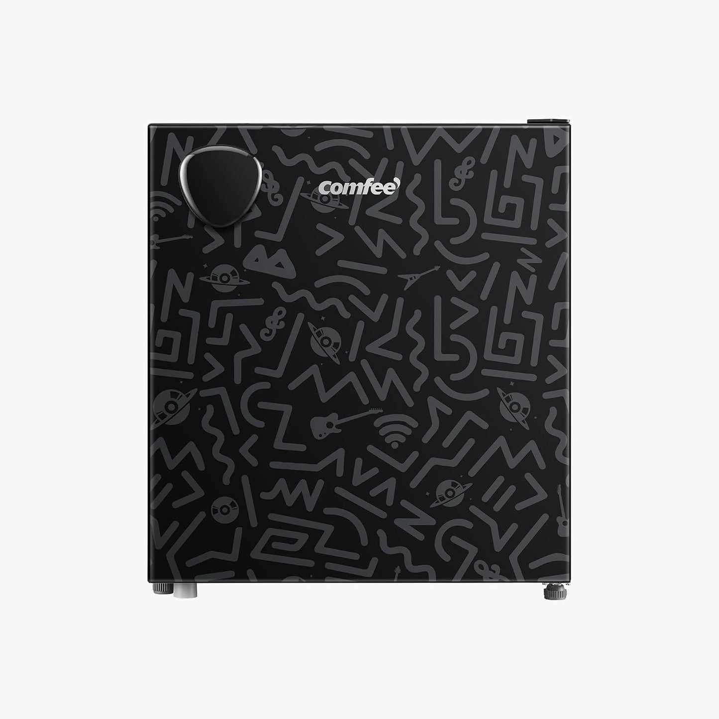 COMFEE' 43 L Mini frigo, Noir, Petit Réfrigérateur avec Chiller Box, Avec compartiment congélateur, Température Réglable