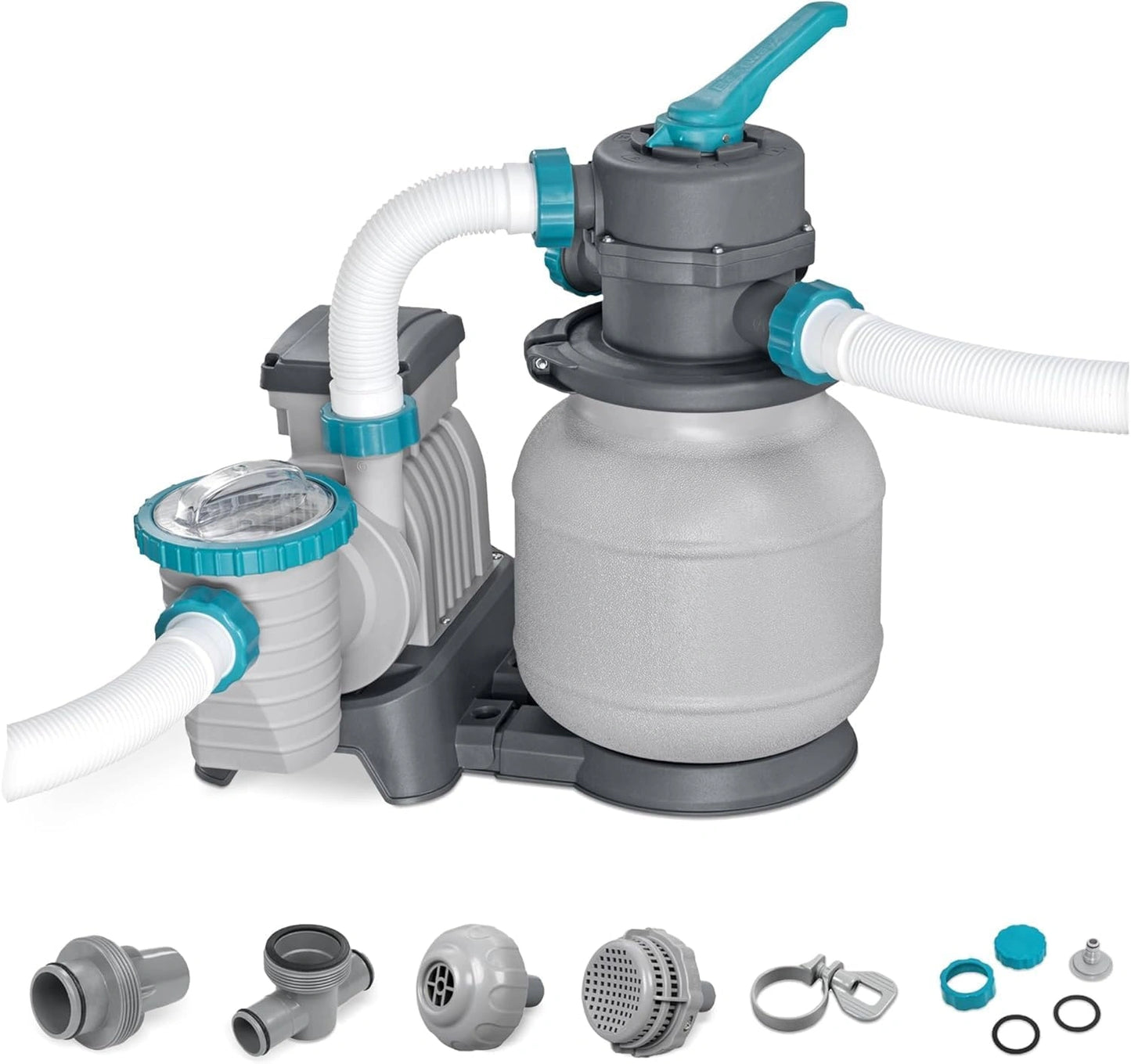 Bestway 58497 Filtre à Sable 5,678 M3/H, Pompe 230 W, Pré-Filtre, piscine, 0,85 mm
