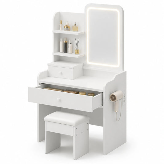 table-de-maquillage-led-avec-tiroirs-et-etageres-tmuptm5215xw