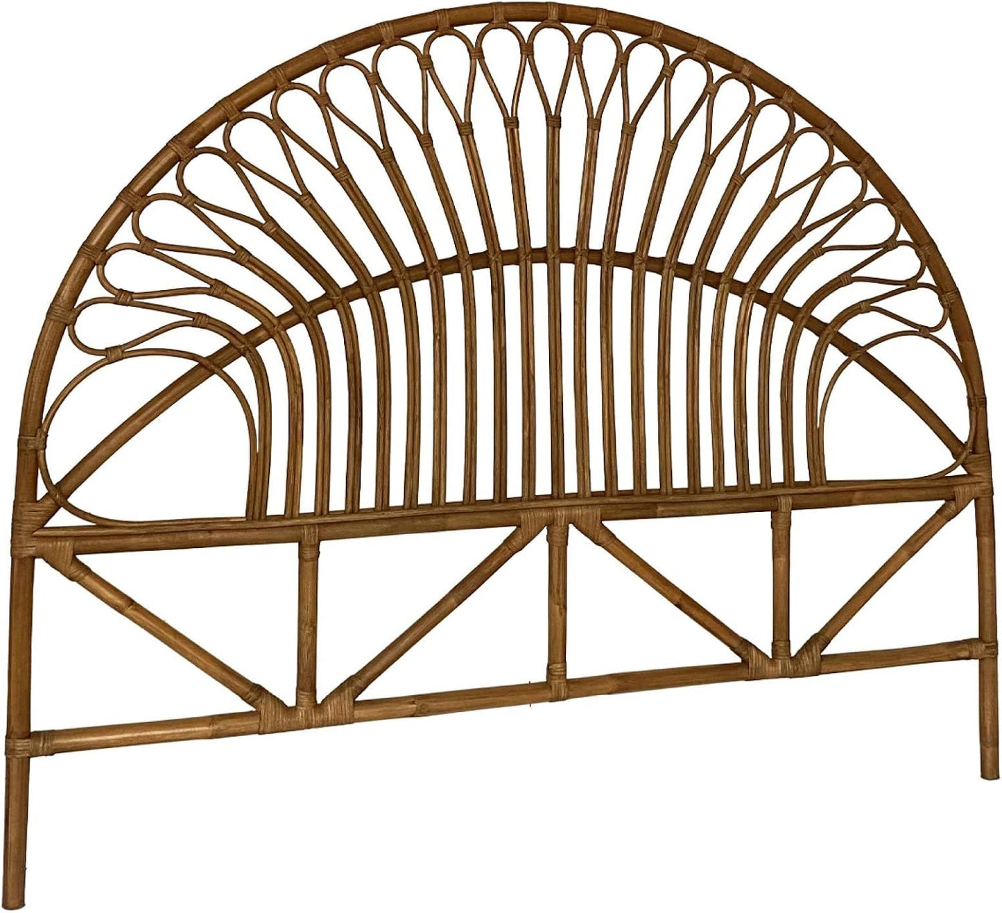Alice's Garden sweeek - Tête de lit en rotin foncé. L 160 x P3 x H130 cm